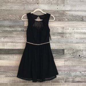 Black lace dress!